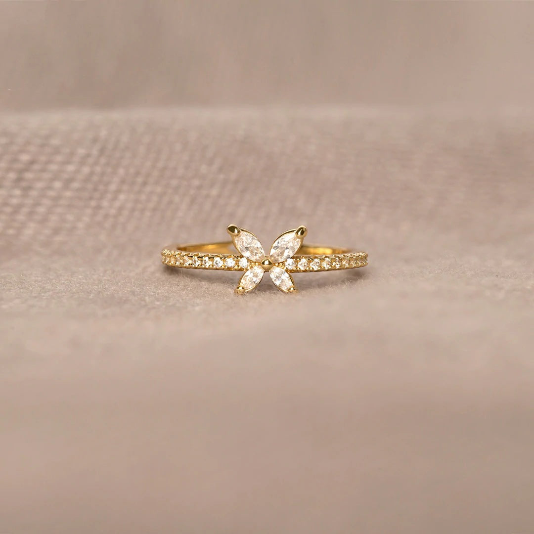 Anello farfalla in argento 925