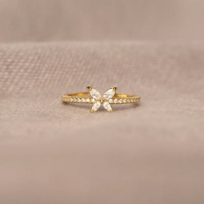 Anello farfalla in argento 925