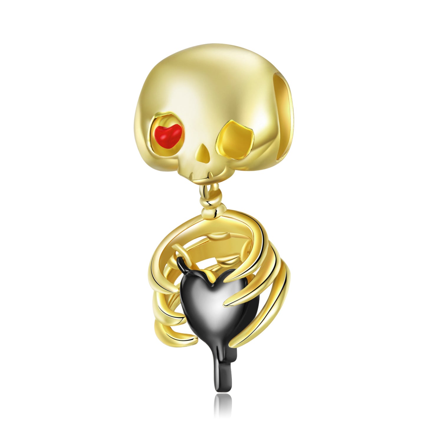 Collana teschio argento 925