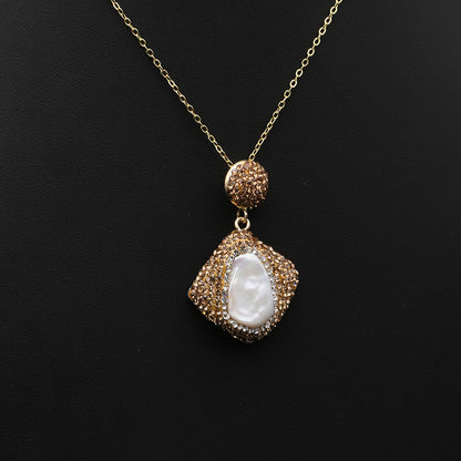 Collana acqua dolce barocca