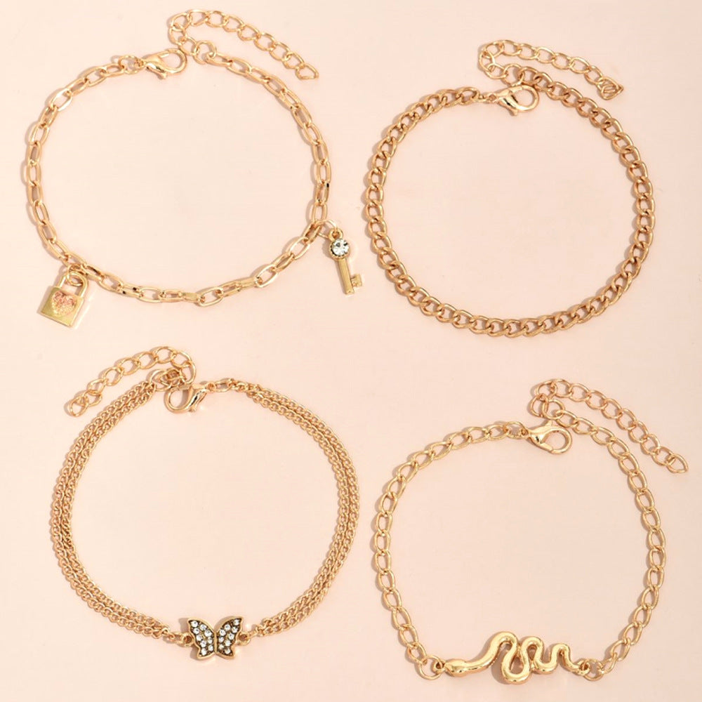 Set cavigliera farfalla