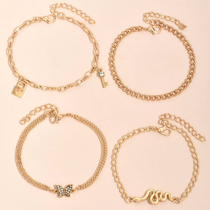 Set cavigliera farfalla