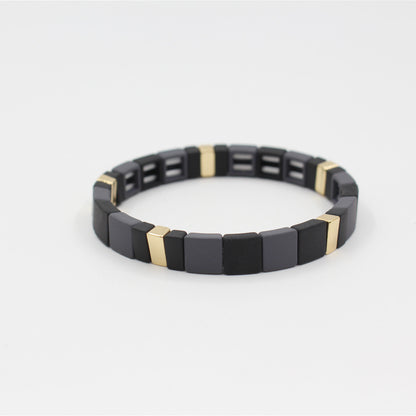 Bracciale perline smaltate