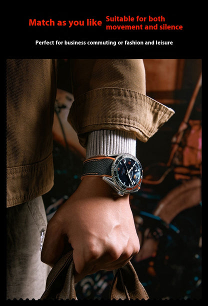 Orologio meccanico a vista luminescente