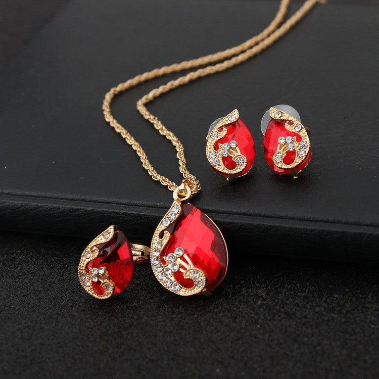 Parure geometrica gemme