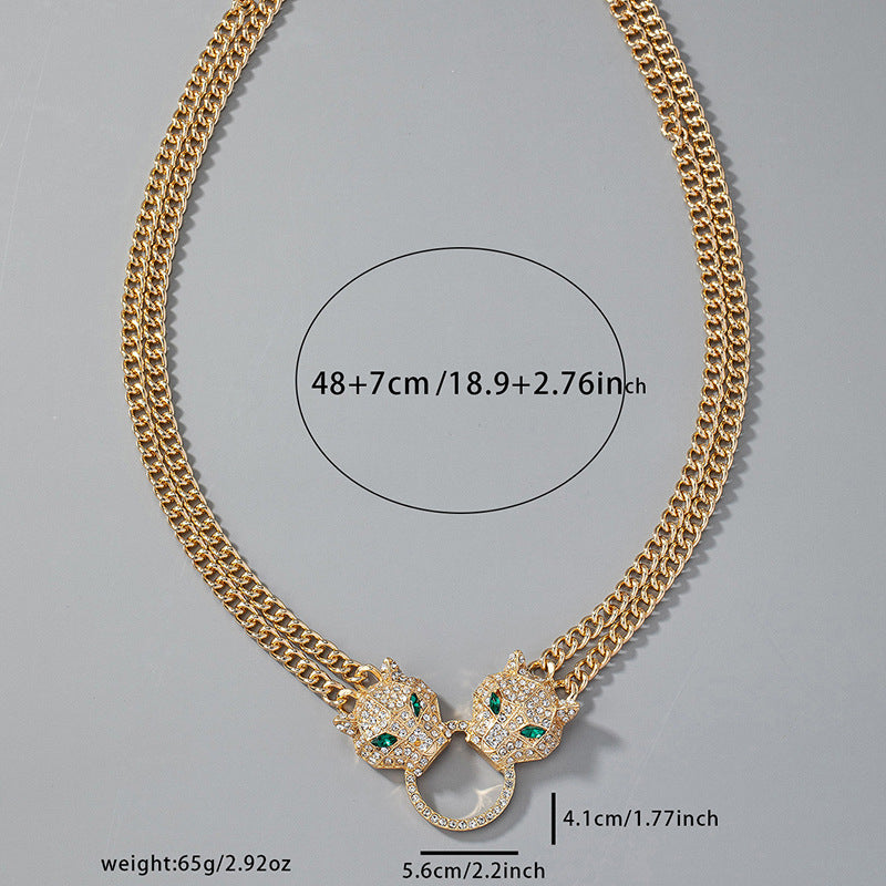 Collana leone smaltata