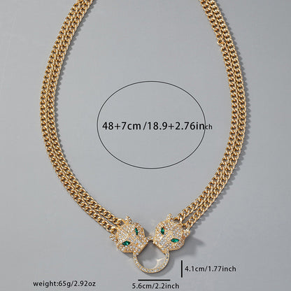 Collana leone smaltata
