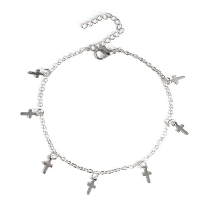 Cavigliera croce boho