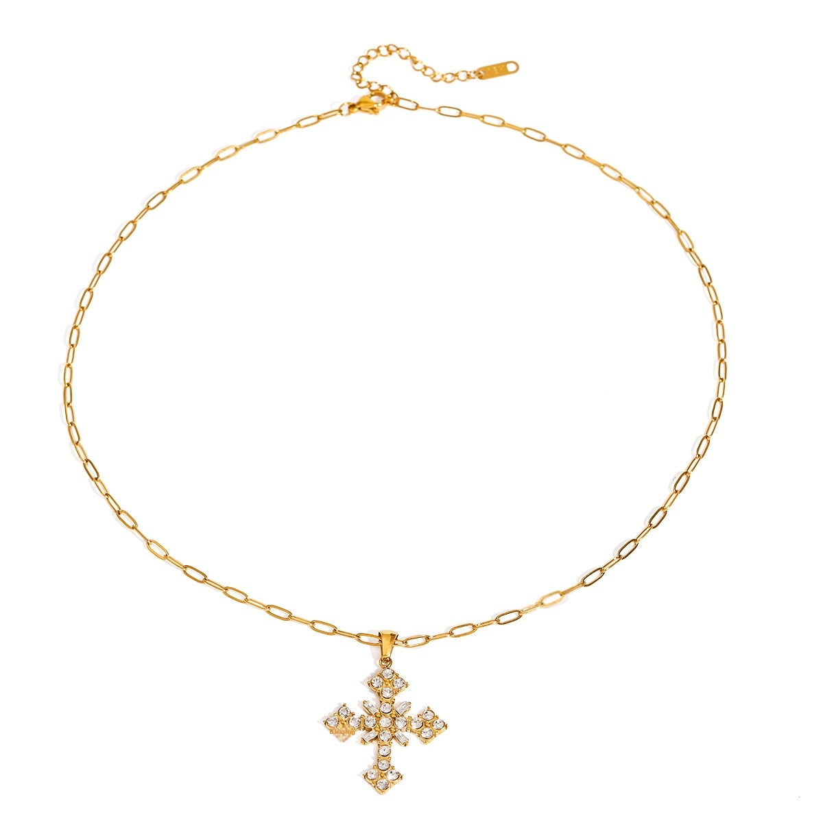 Collana barra titanio