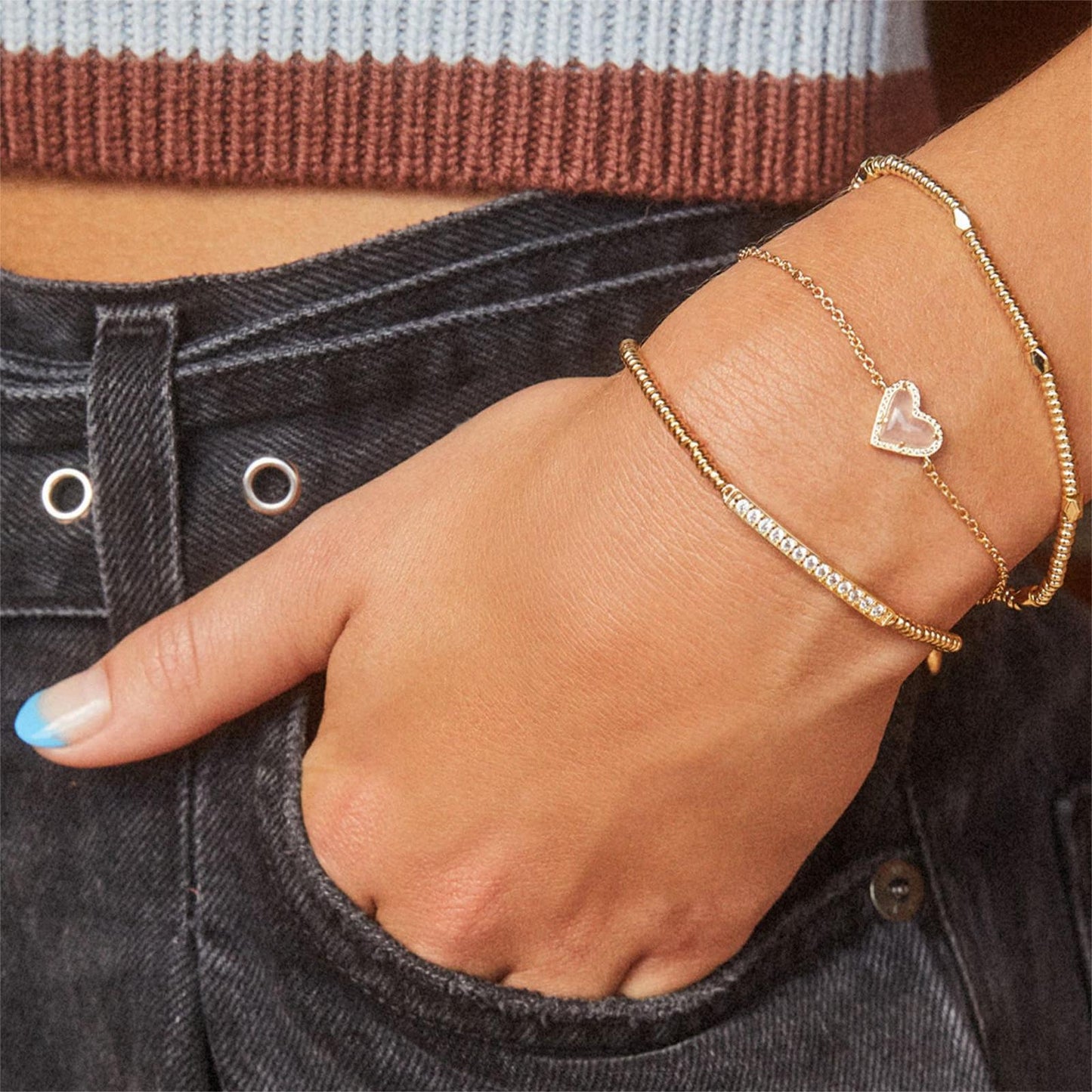 Bracciale cuore resina