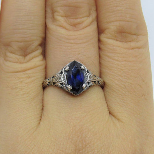 Anello geometrico zircone traforato