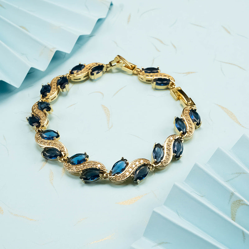Bracciale zircone semplice
