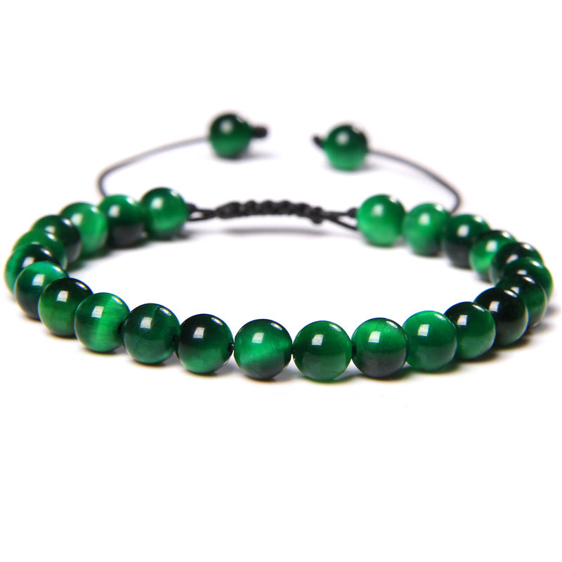 Bracciale occhio di tigre tessuto