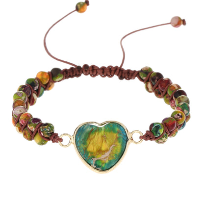 Bracciale cuore regolabile