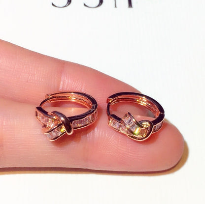 Orecchini Geometrici Zircone da donna