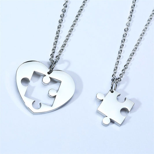 Ciondolo coppia puzzle
