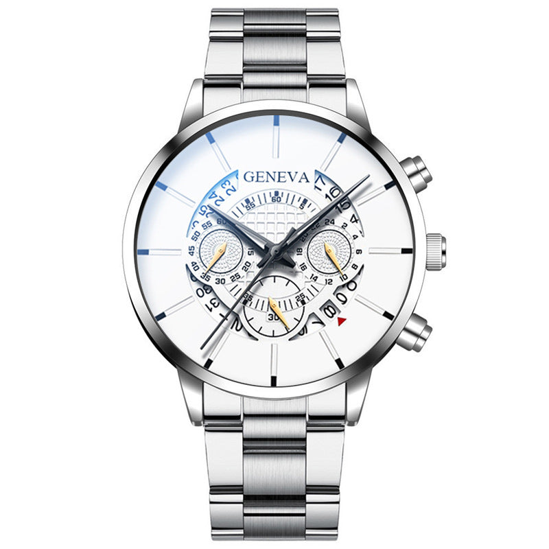 Orologio acciaio con calendario