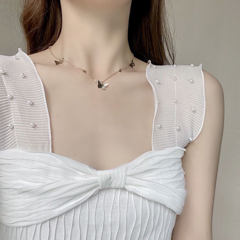 Collana girocollo farfalla da donna