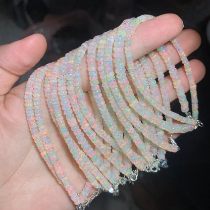 Bracciale argento opale