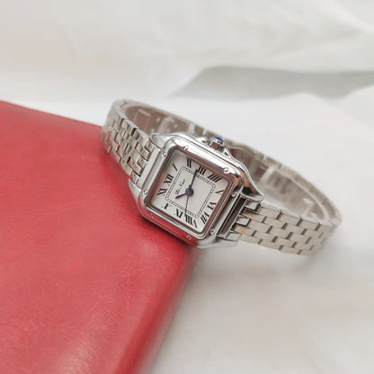 Orologio quadrato acciaio al quarzo