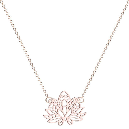 Collana loto dorata