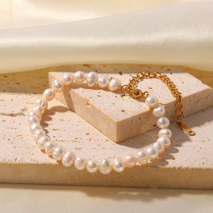 Bracciale perle barocche da donna