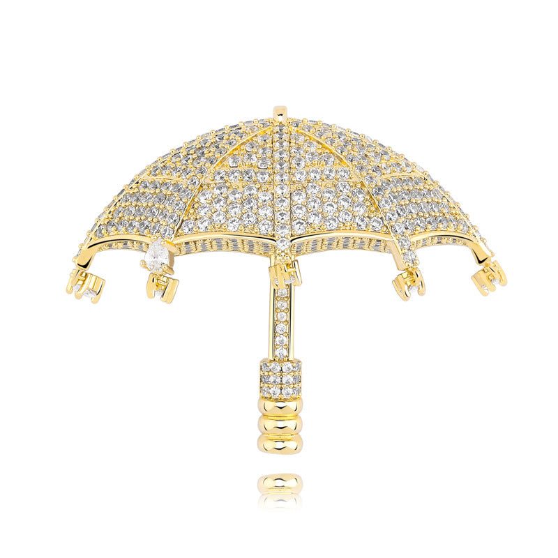Collana Ombrello Zircone