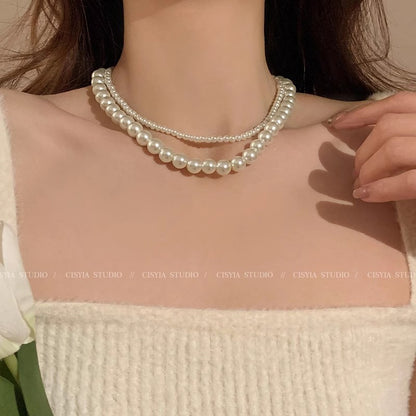 Collana di perle minimal