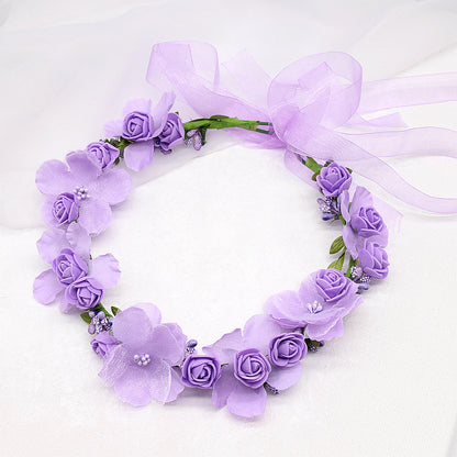 Corona floreale sposa