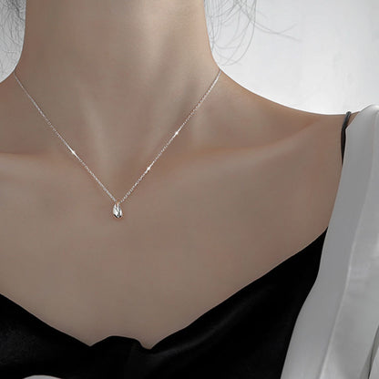 Collana titanio goccia