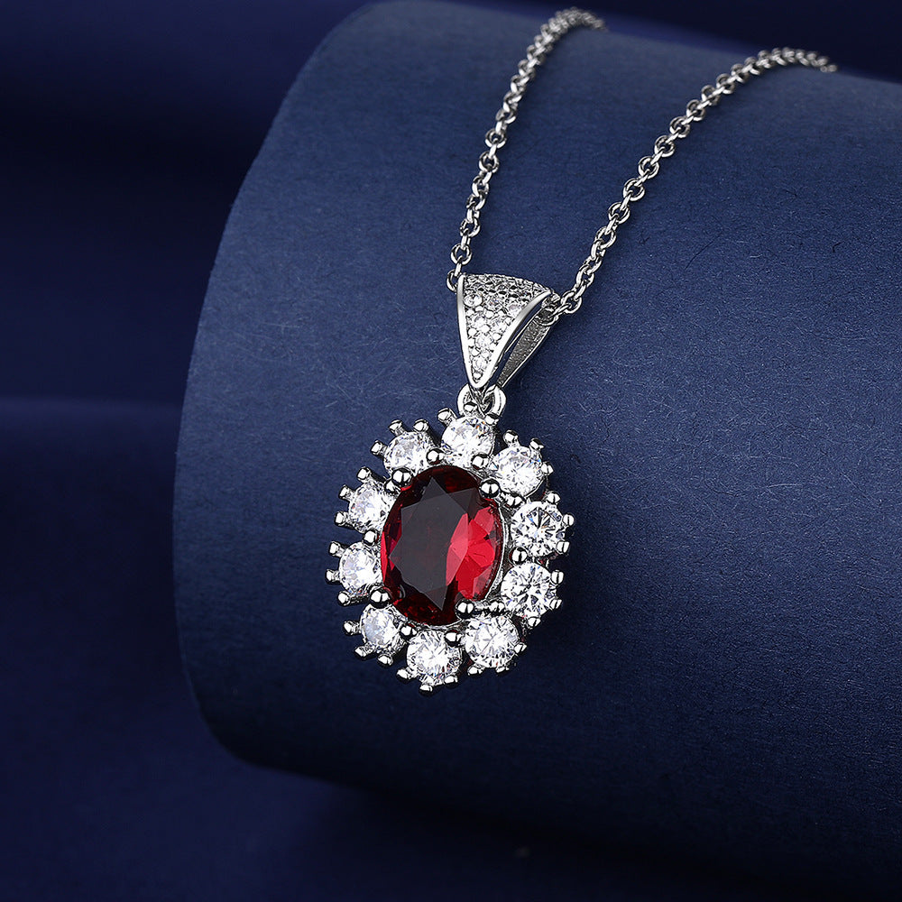 Set collana anello orecchini diamanti da donna