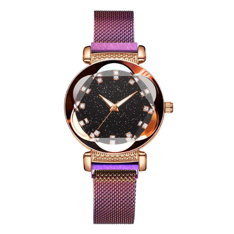 Orologio donna mesh diamanti