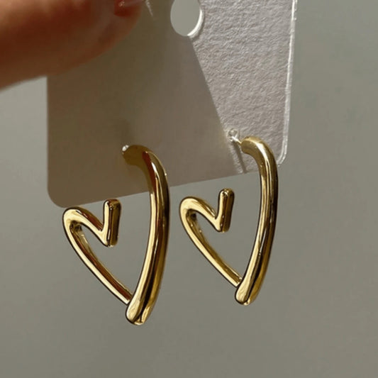 Orecchini cuore semplici