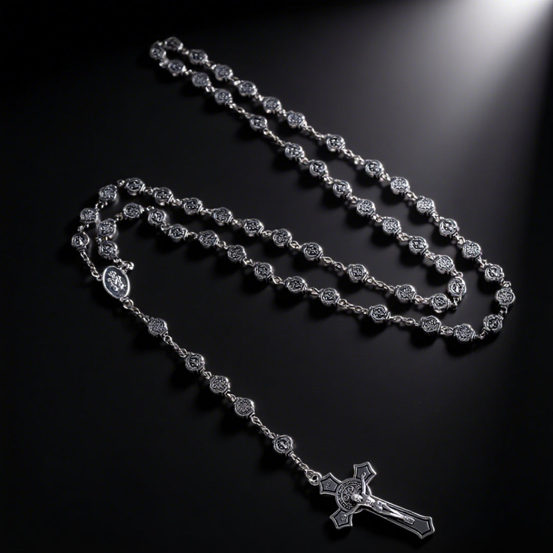 Collana croce lunga da maglione