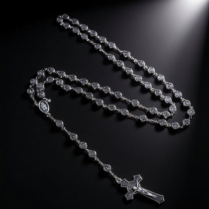 Collana croce lunga da maglione