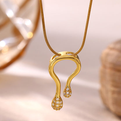 Collana clavicola a U