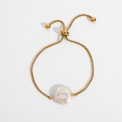 Bracciale perle barocche impermeabile