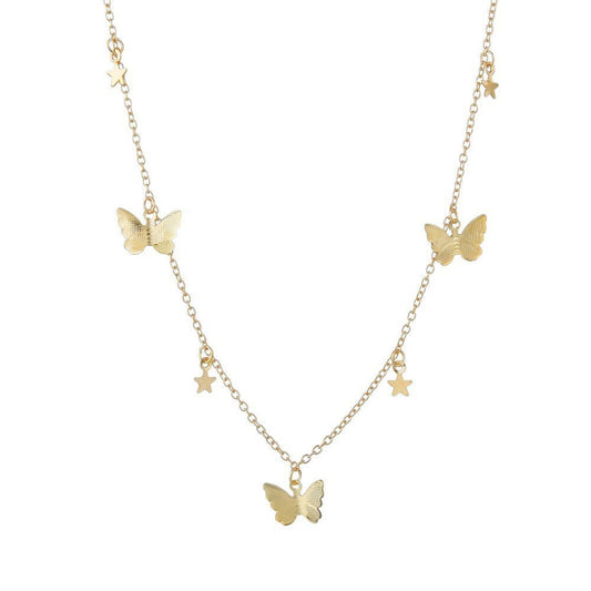 Collana girocollo farfalla da donna