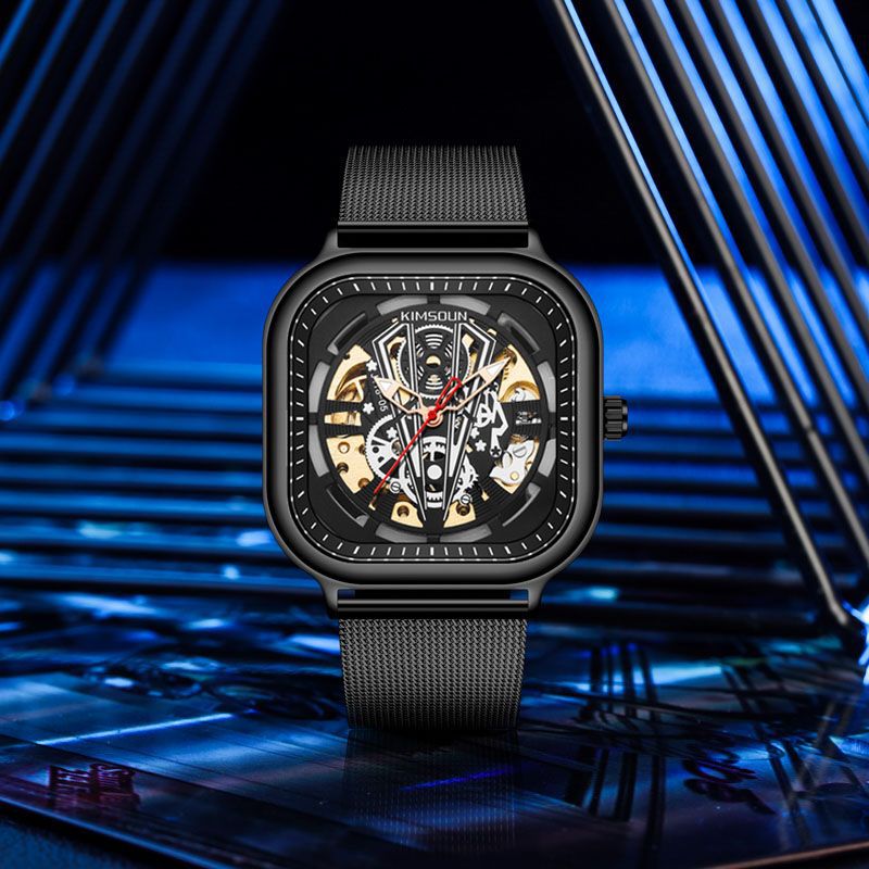 Orologio uomo scheletrato meccanico