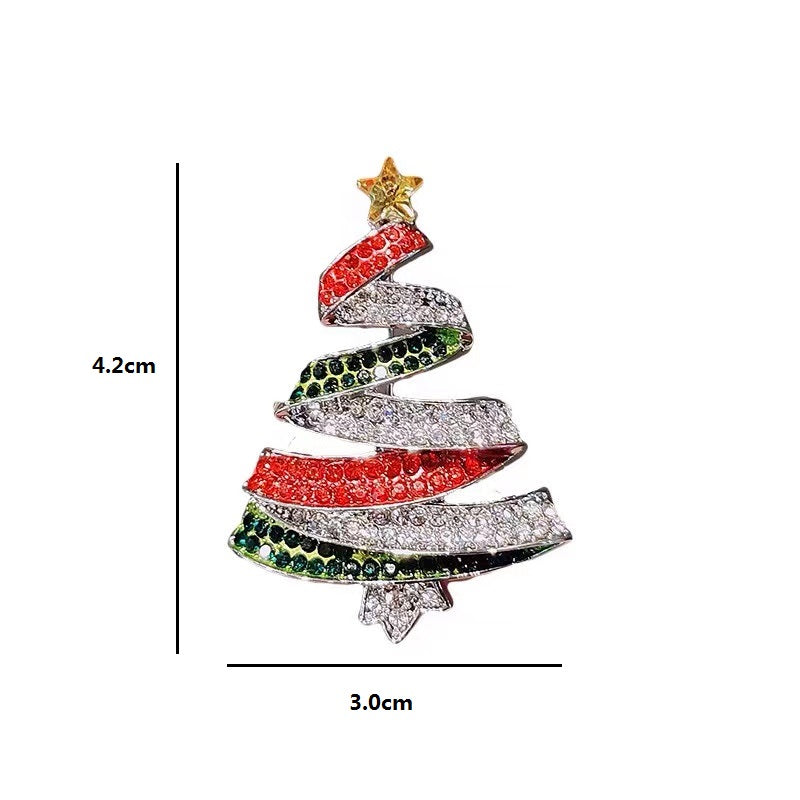 Spilla albero Natale vintage