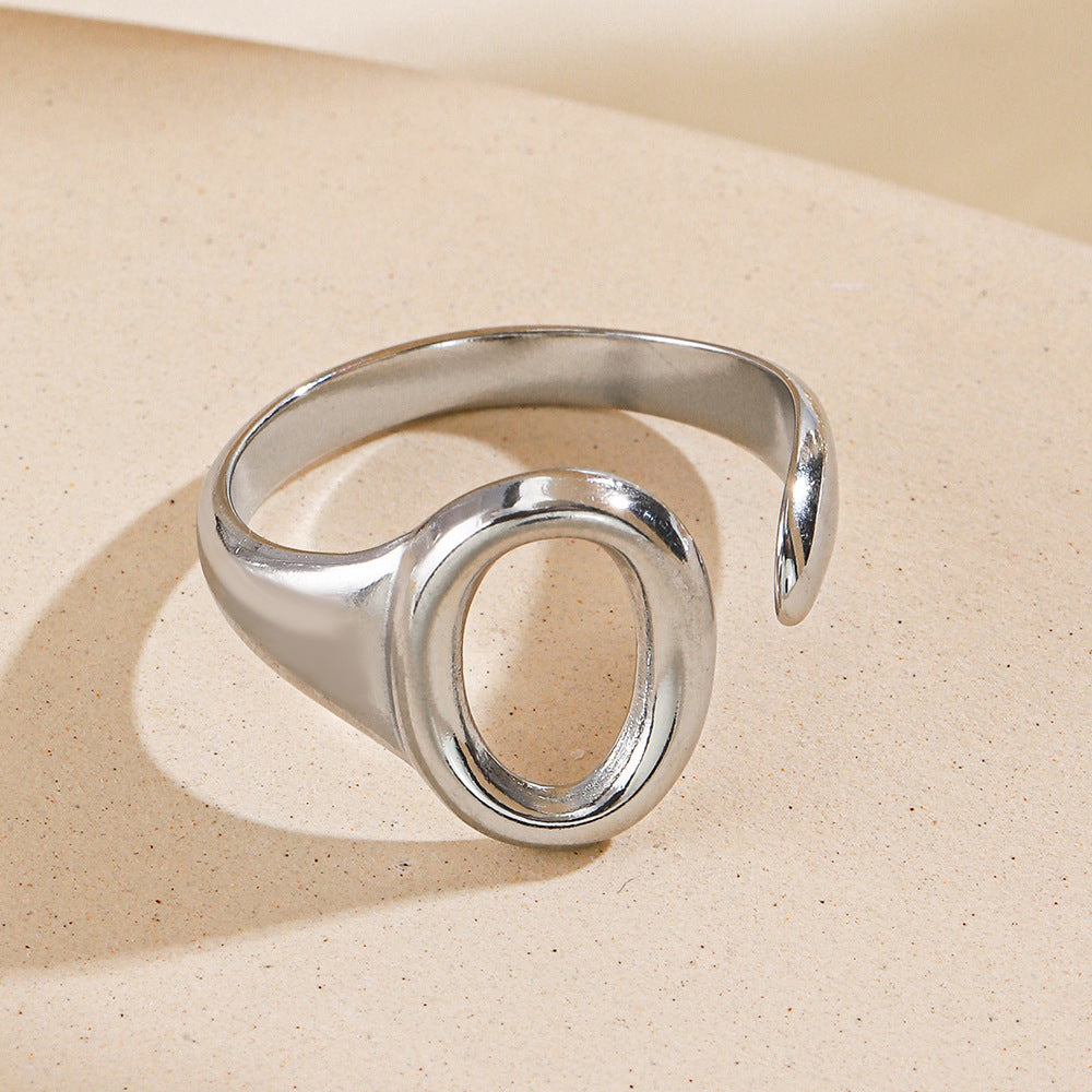 Anello ovale regolabile