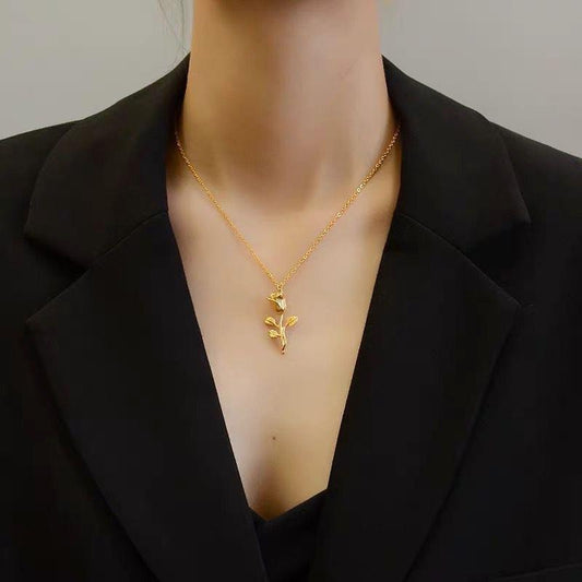Collana Rosa Vintage