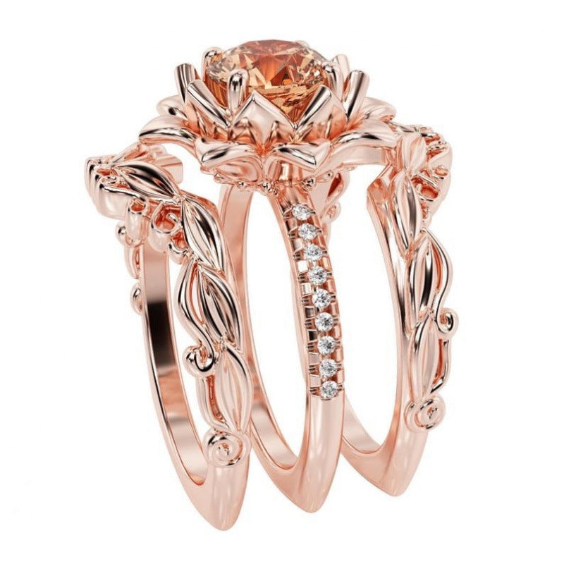 Anello Rosa Zircone