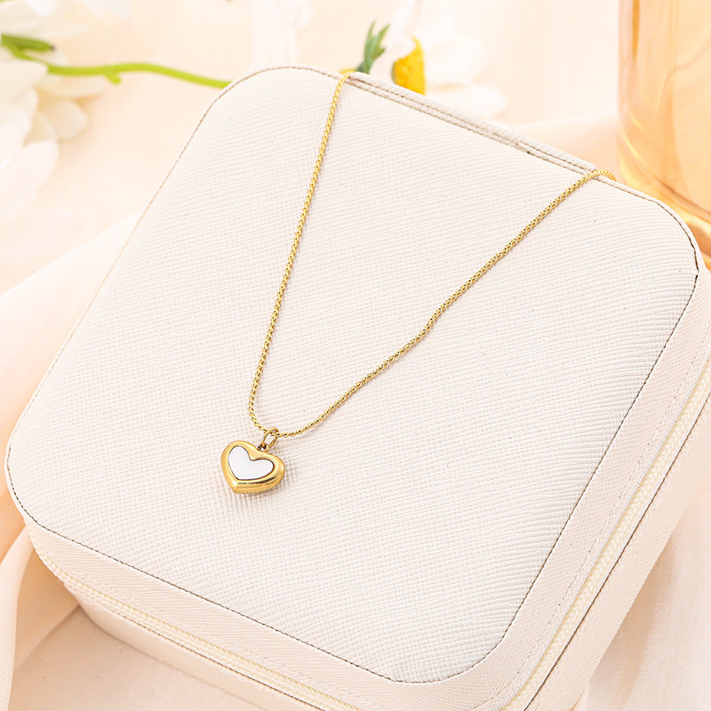 Collana Cuore Madreperla
