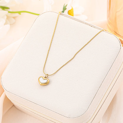 Collana Cuore Madreperla