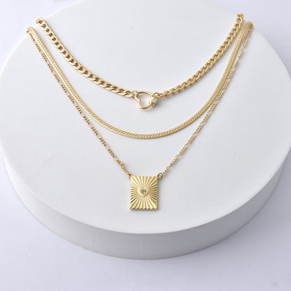 Collana a doppio cuore