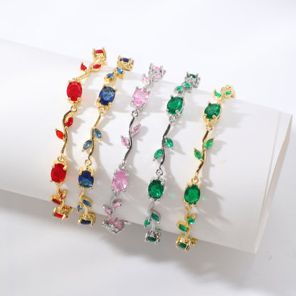 Bracciale Zircone Geometrico