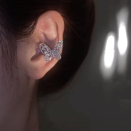 Orecchini farfalla zircone delicati