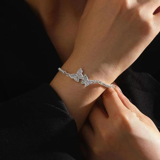 Bracciale farfalla diamanti
