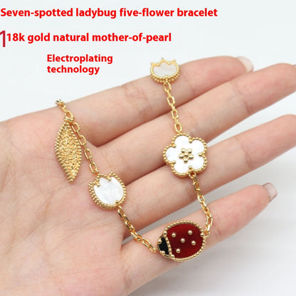 Bracciale coccinella